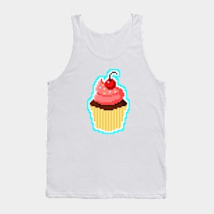 Pixel Cupcake Tank Top